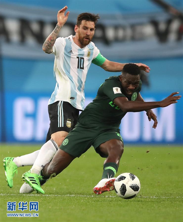 【世界杯】阿根廷2比1战胜尼日利亚 晋级十六强_图片频道_新华网