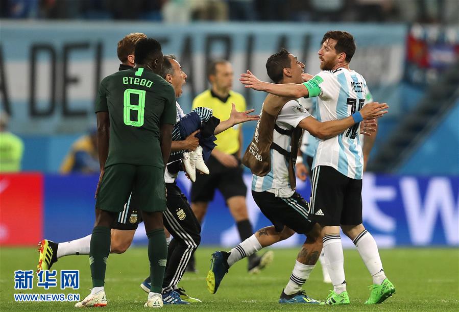 【世界杯】阿根廷2比1战胜尼日利亚 晋级十六强_图片频道_新华网