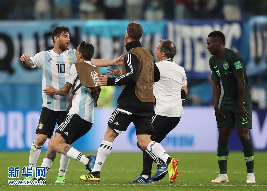 【世界杯】阿根廷2比1战胜尼日利亚 晋级十六强_图片频道_新华网